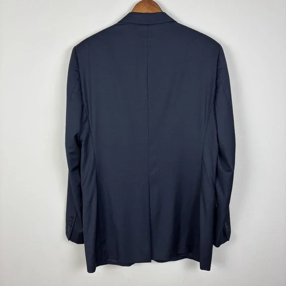 Brooks Brothers 1818 Fitzgerald Sport Coat Blazer Jacket 42L Navy Trabaldo Wool‎
